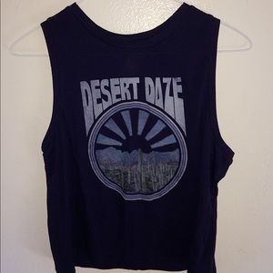 “Desert Daze” Graphic Crop Top